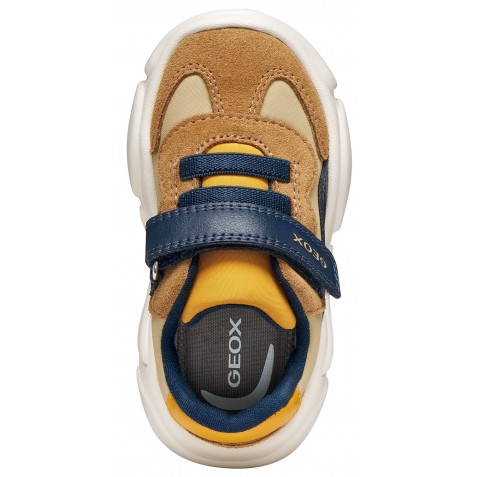 Sneakers Geox B Ciufciuf B Nylon Scam B455RB 0FU22 C5GF4 Caramel Navy