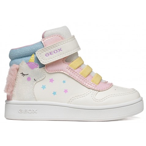 Ghete Geox B Eclyper B665MB 0BCQ6 C0406 White Pink Ghete Geox B Eclyper B665MB 0BCQ6 C0406 White Pink