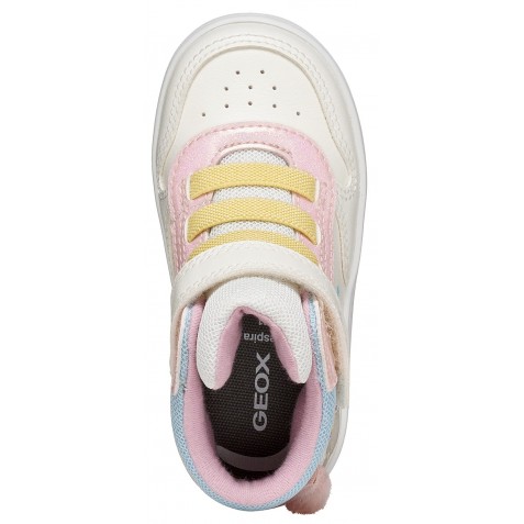 Ghete Geox B Eclyper B665MB 0BCQ6 C0406 White Pink Ghete Geox B Eclyper B665MB 0BCQ6 C0406 White Pink