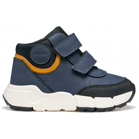 Ghete Geox B Flexyper Mini B666GA 0MEBC C4J2T Denim Orange Ghete Geox B Flexyper Mini B666GA 0MEBC C4J2T Denim Orange