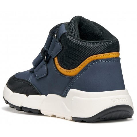 Ghete Geox B Flexyper Mini B666GA 0MEBC C4J2T Denim Orange Ghete Geox B Flexyper Mini B666GA 0MEBC C4J2T Denim Orange