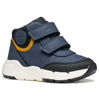 Ghete Geox B Flexyper Mini B666GA 0MEBC C4J2T Denim Orange Ghete Geox B Flexyper Mini B666GA 0MEBC C4J2T Denim Orange