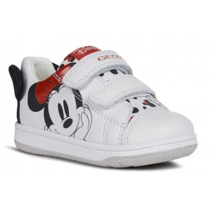 Pantofi Geox New Flick Girl GB White Pantofi Geox New Flick Girl GB White