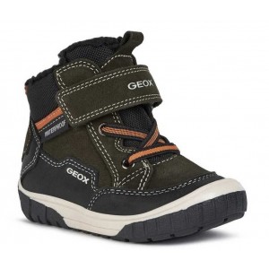 Ghete de zăpadă Geox Omar Boy Green Black Ghete de zăpadă Geox Omar Boy Green Black