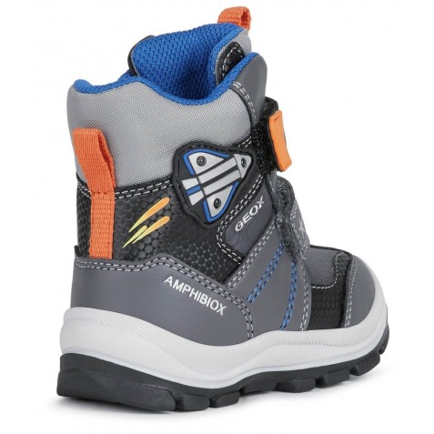 Cizme de zapada Geox B Flanfil Boy B Abx B163VA 054FU C0062 Dk Grey Black