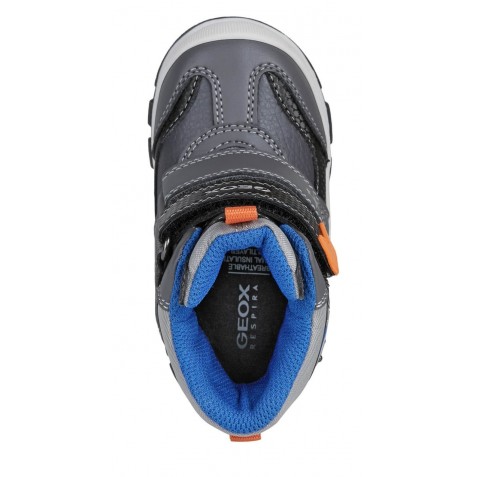 Cizme de zapada Geox B Flanfil Boy B Abx B163VA 054FU C0062 Dk Grey Black