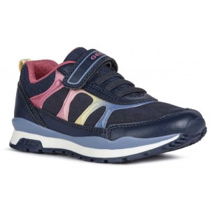 Sneakers Geox J Pavel Girl Navy Multicolor Sneakers Geox J Pavel Girl Navy Multicolor