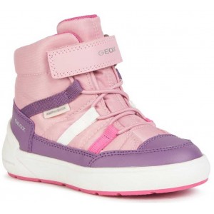 Ghete de zapadă Geox J Sleigh Girl B Abx Pink Mauve Ghete de zapadă Geox J Sleigh Girl B Abx Pink Mauve