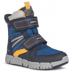 Cizme de zapadă Geox B Flexyper B Abx A Navy Orange Cizme de zapadă Geox B Flexyper B Abx A Navy Orange