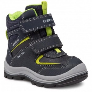 Cizme de zapadă Geox B Flanfil B Wpf B Navy Lime Cizme de zapadă Geox B Flanfil B Wpf B Navy Lime