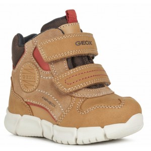 Cizme de zapada Geox B Flexyper Boy B Abx B163PA 03222 C6684 Whisky Brown Cizme de zapada Geox B Flexyper Boy B Abx B163PA 03222 C6684 Whisky Brown