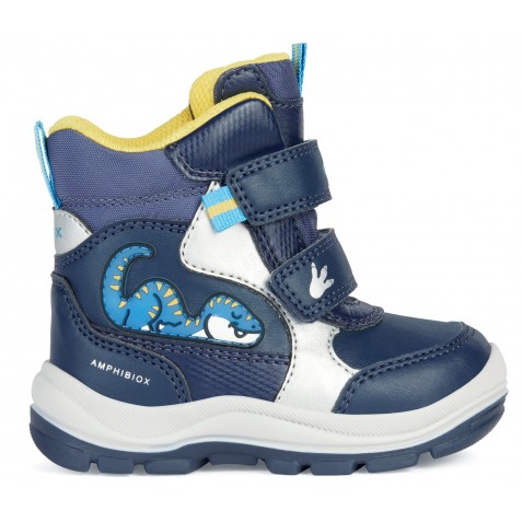 Cizme de zăpadă Geox Flanfil B363VA 054FU C0693 Navy Light Blue