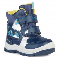 Cizme de zăpadă Geox Flanfil B363VA 054FU C0693 Navy Light Blue