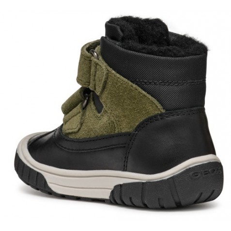 Ghete de zăpadă Geox B Omar Boy Wpf B462DC 022FU C0520 Black Dk Green