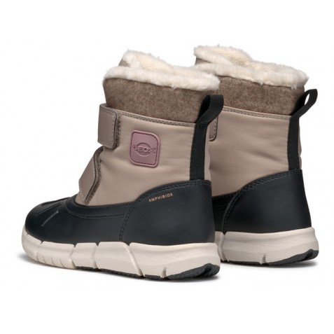 Cizme de zăpadă Geox J Flexyper Girl B Ab J46Apc 054Fu C0533 Dark Beige Black Cizme de zăpadă Geox J Flexyper Girl B Ab J46Apc 054Fu C0533 Dark Beige Black