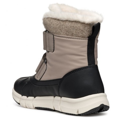Cizme de zăpadă Geox J Flexyper Girl B Ab J46Apc 054Fu C0533 Dark Beige Black Cizme de zăpadă Geox J Flexyper Girl B Ab J46Apc 054Fu C0533 Dark Beige Black