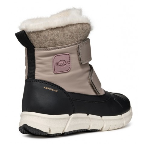 Cizme de zăpadă Geox J Flexyper Girl B Ab J46Apc 054Fu C0533 Dark Beige Black Cizme de zăpadă Geox J Flexyper Girl B Ab J46Apc 054Fu C0533 Dark Beige Black