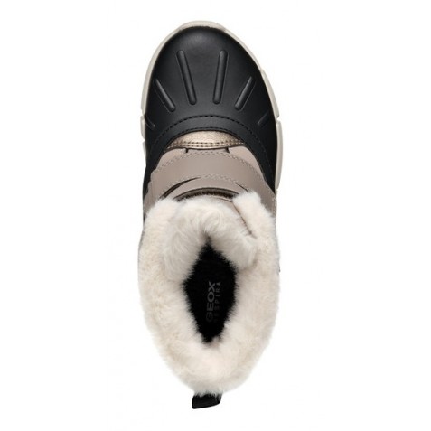 Cizme de zăpadă Geox J Flexyper Girl B Ab J46Apc 054Fu C0533 Dark Beige Black Cizme de zăpadă Geox J Flexyper Girl B Ab J46Apc 054Fu C0533 Dark Beige Black