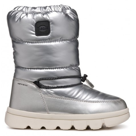 Cizme de zăpadă Geox J Willaboom Girl B A J46Hwb 0Lvnf C1007 Silver