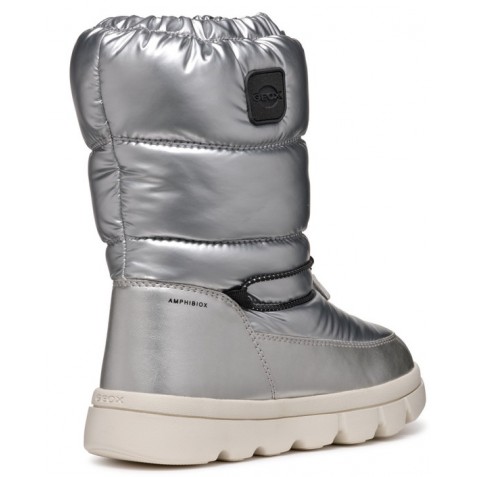 Cizme de zăpadă Geox J Willaboom Girl B A J46Hwb 0Lvnf C1007 Silver