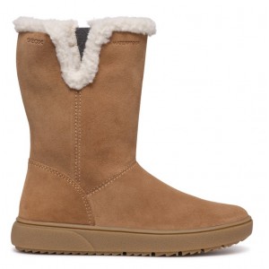 Cizme de zăpadă Geox J Theleven Girl Wpf J46Hya 00022 C6627 Whisky