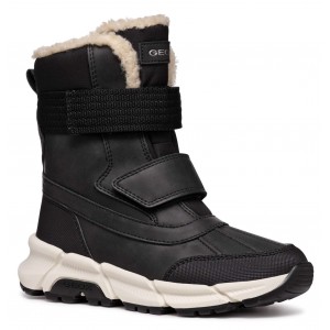 Cizme de zăpadă Geox J Flexyper Plus B Abx J46Lcf 0Mefu C9999 Black