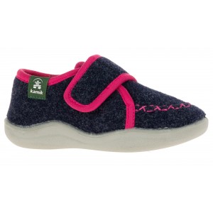 Papuci de casă Kamik Cozylodge Navy Magenta Papuci de casă Kamik Cozylodge Navy Magenta