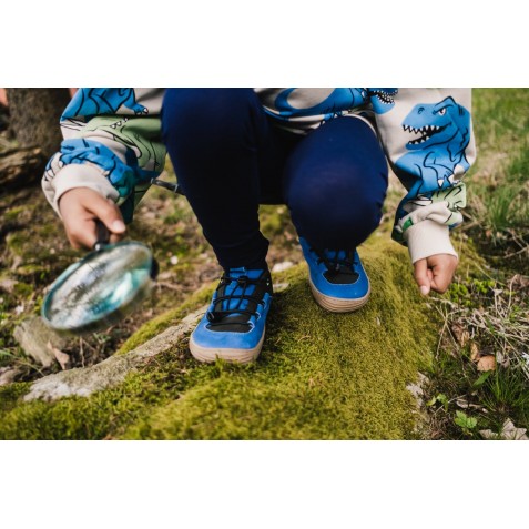 Sneakers Barefoot Be Lenka Xplorer Blue Olive Black