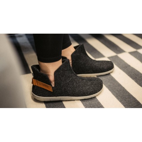 Papuci de Casa Barefoot Be Lenka Chillax Ankle-cut Black Papuci de Casa Barefoot Be Lenka Chillax Ankle-cut Black