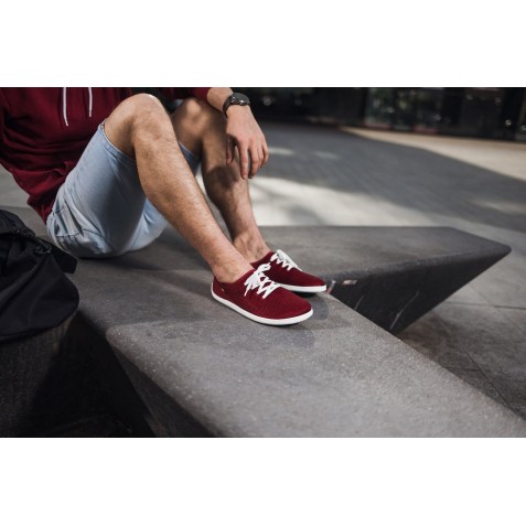 Sneakers Barefoot Be Lenka Dash Wine Red