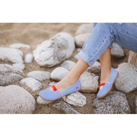 Balerini Barefoot Be Lenka Harmony Blue Stripes Balerini Barefoot Be Lenka Harmony Blue Stripes