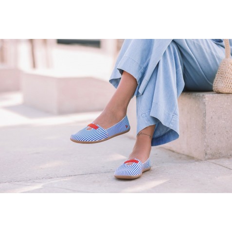 Balerini Barefoot Be Lenka Harmony Blue Stripes Balerini Barefoot Be Lenka Harmony Blue Stripes