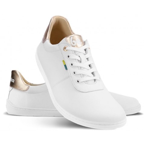Sneakers Barefoot Be Lenka Royale White Gold