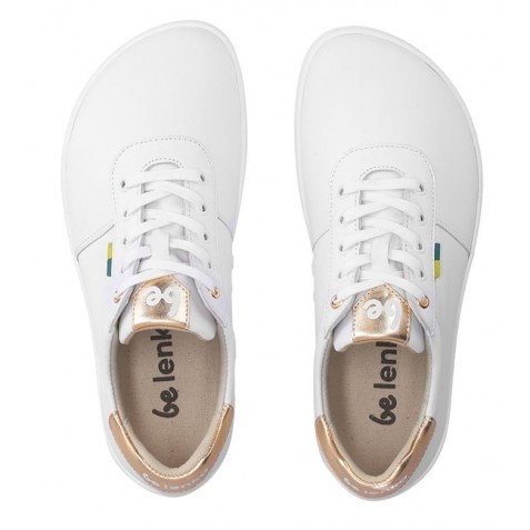 Sneakers Barefoot Be Lenka Royale White Gold