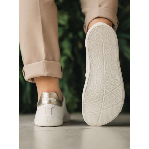 Sneakers Barefoot Be Lenka Royale White Gold