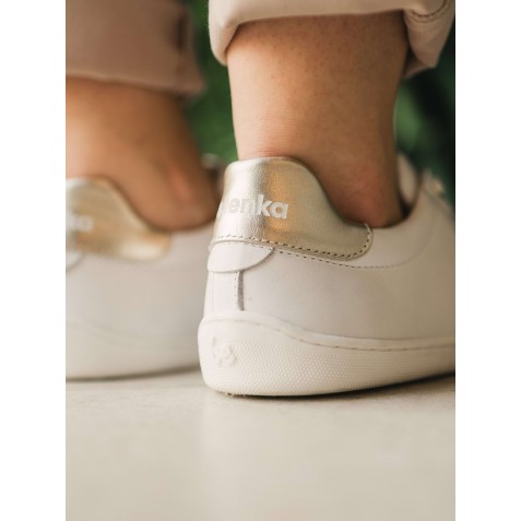 Sneakers Barefoot Be Lenka Royale White Gold