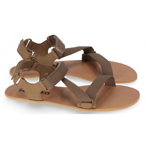 Sandale Barefoot Be Lenka Flexi Olive Green