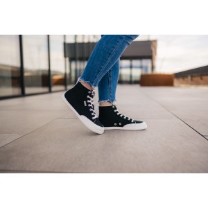 Sneakers Barefoot Be Lenka Rebound High Top Black White