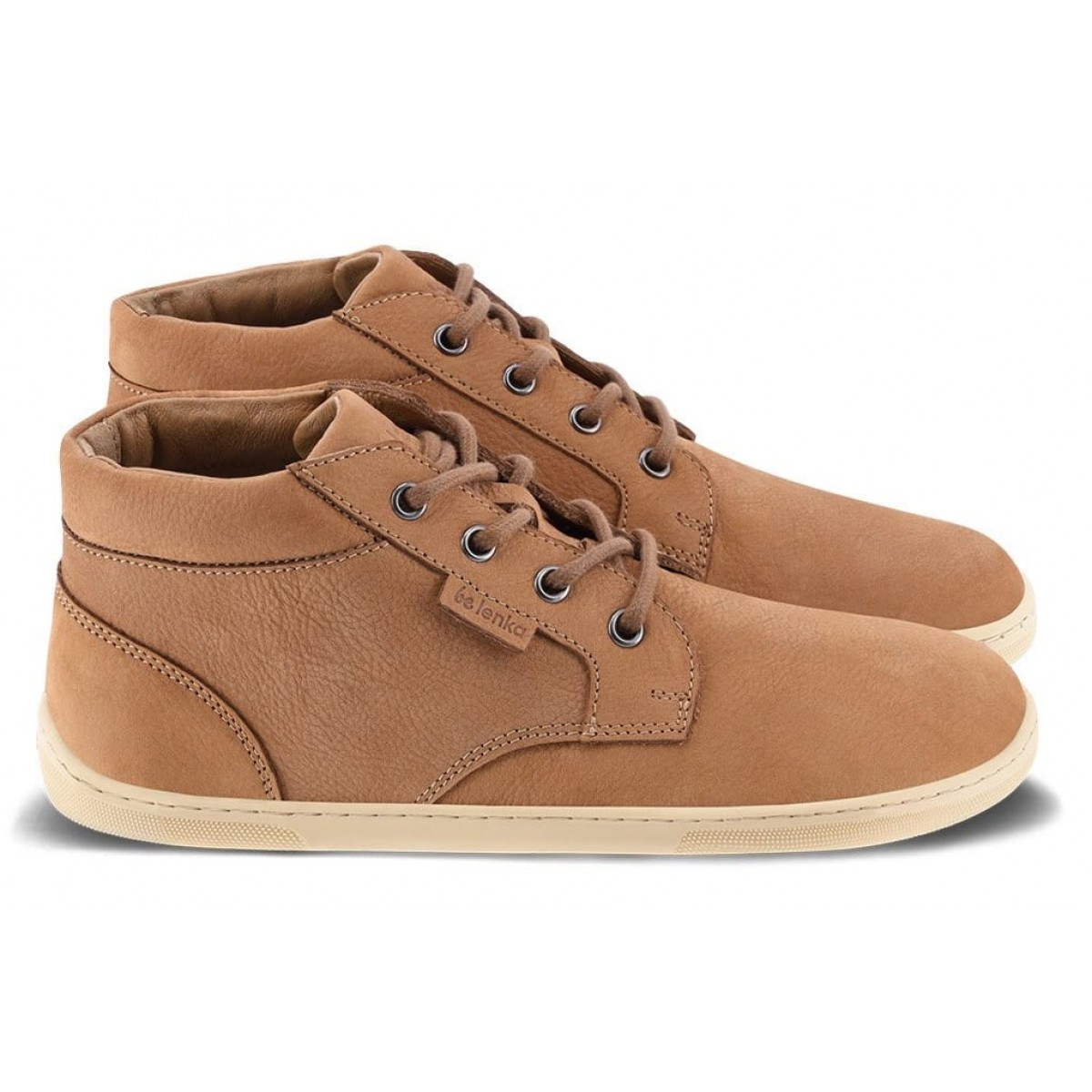 Ghete Barefoot Be Lenka Synergy Cognac, Adulti, Piele Naturala