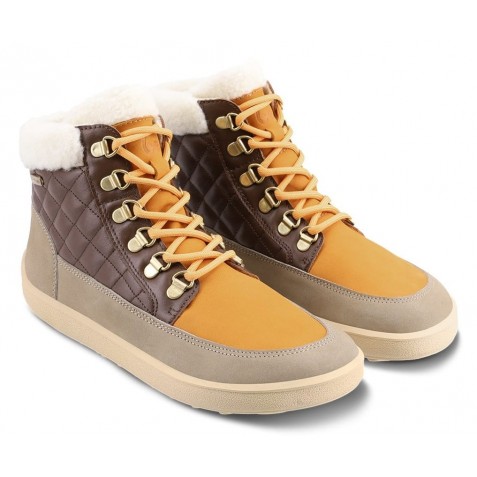 Ghete Barefoot Be Lenka Olivia Taupe Dark Brown Orange