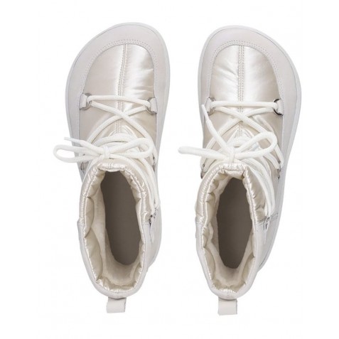 Cizme Barefoot Be Lenka Snowfox Woman Pearl White