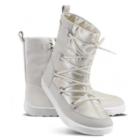 Cizme Barefoot Be Lenka Snowfox Woman Pearl White