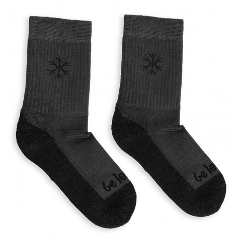 Șosete Barefoot Be lenka Crew Merino Wool Grey Kids