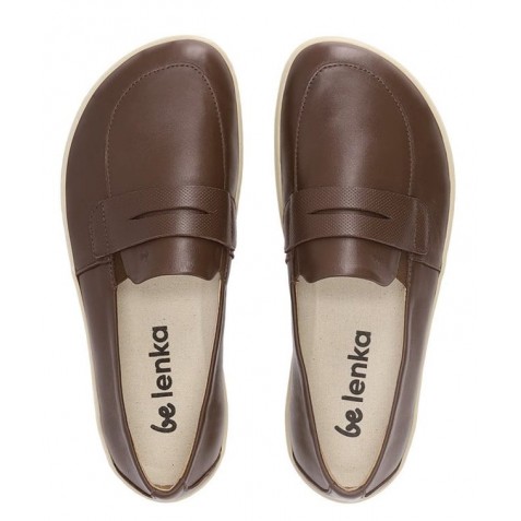 Mocasini Barefoot Be Lenka Buena Dark Brown Beige Mocasini Barefoot Be Lenka Buena Dark Brown Beige