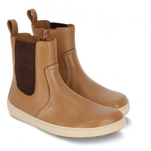 Cizme Barefoot Be Lenka Allure Light Cognac