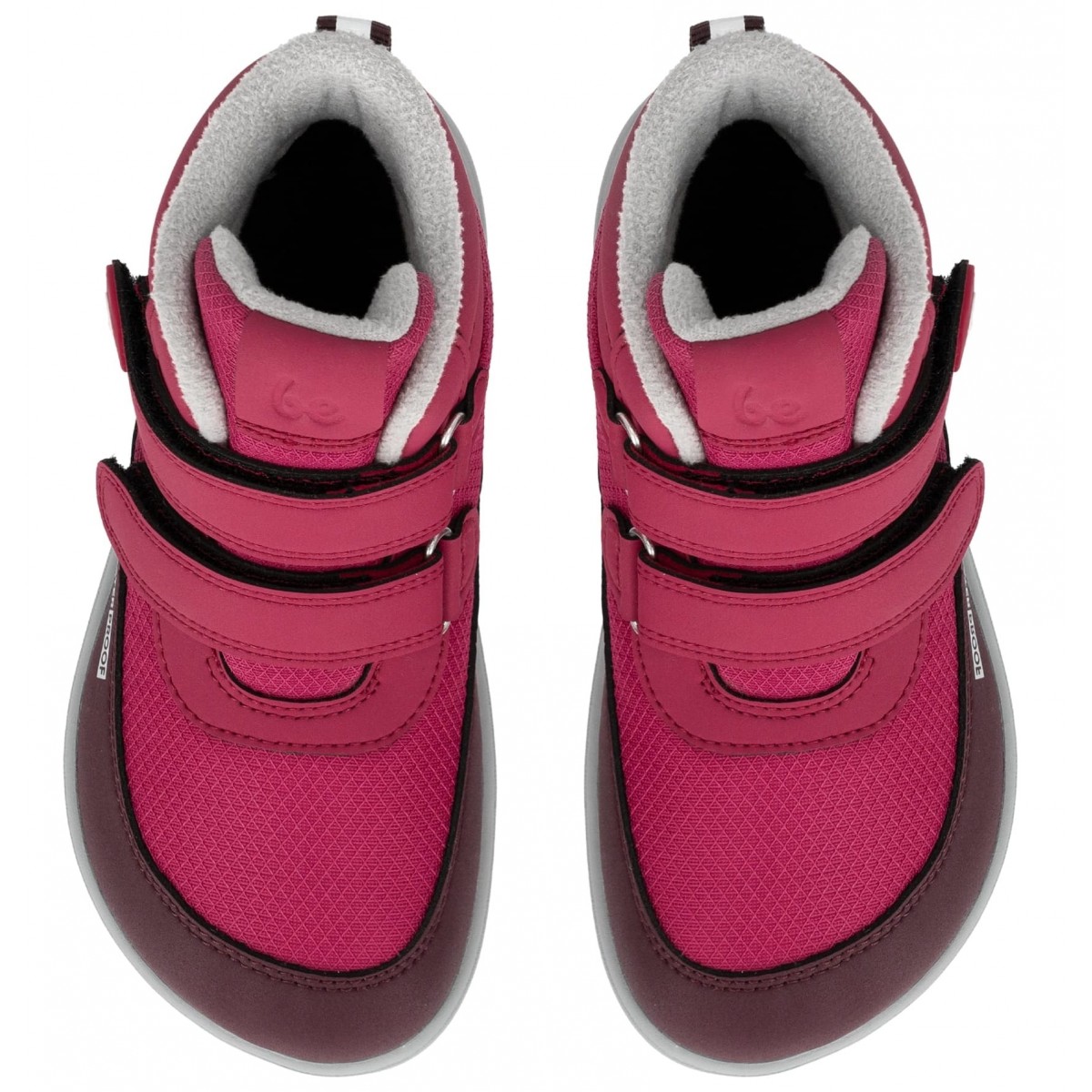 Ghete impermeabile barefoot Be Lenka Zippu Preschool Berry Grey
