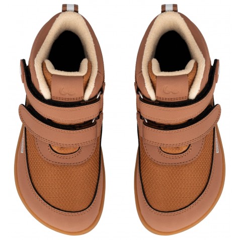 Ghete impermeabile barefoot Be Lenka Zippu Junior All Brown