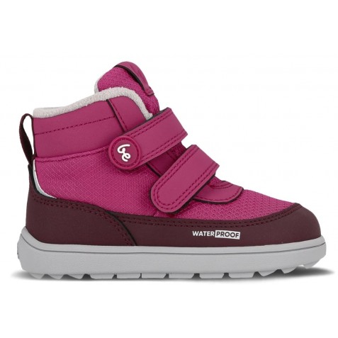 Ghete impermeabile barefoot Be Lenka Zippu Kids Berry Grey