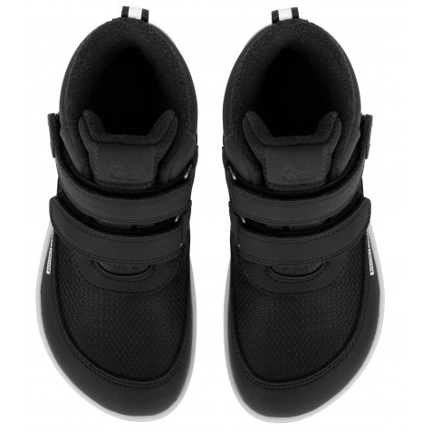 Ghete impermeabile barefoot Be Lenka Zippu Kids Black Grey