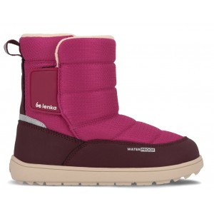 Cizme impermeabile barefoot Be Lenka Ailo Junior Berry Cizme impermeabile barefoot Be Lenka Ailo Junior Berry